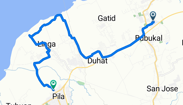 Bubukal, Santa Cruz to Santa Clara Norte, Pila