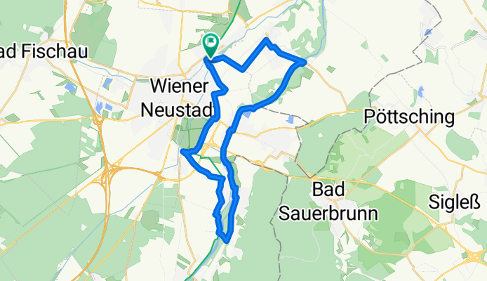 Runde Katzelsdorf entlang der Leitha