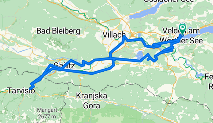 Von Velden am Wörthersee nach Tarvisio (IT) vorbei an genialen LOST PLACES