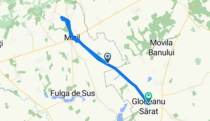 Route to DC35 28, Glodeanu-Sărat