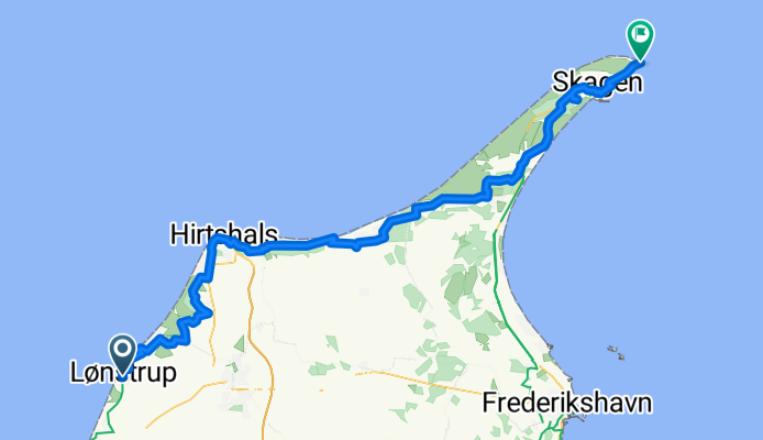 Rund um Jütland, Etappe 8: Lönstrup-Skagen