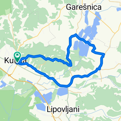 Kutina - Gojlo - Kaniška Iva - Poljana - Kutina