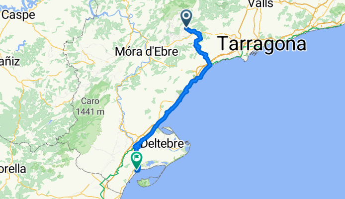 Day 2: 100km Porrera to la Ràpita