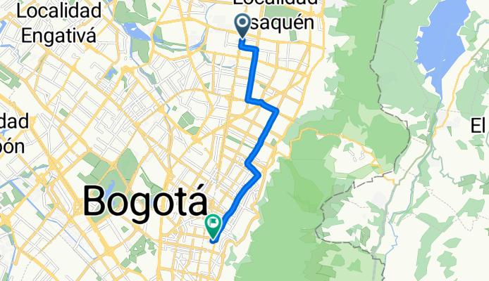 De Carrera 45 123-14, Bogotá a Carrera 8 56-52, Bogotá