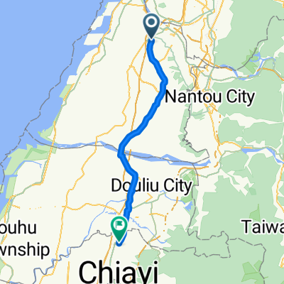 Changhua City to Dalin Township