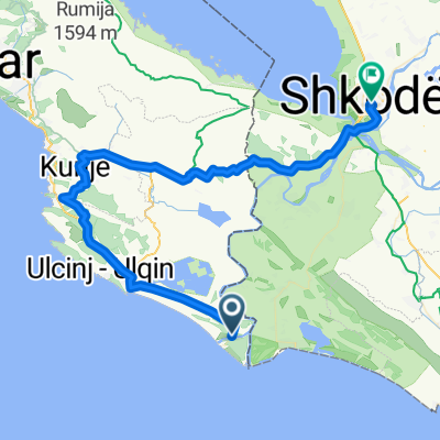 Route to Shkodër