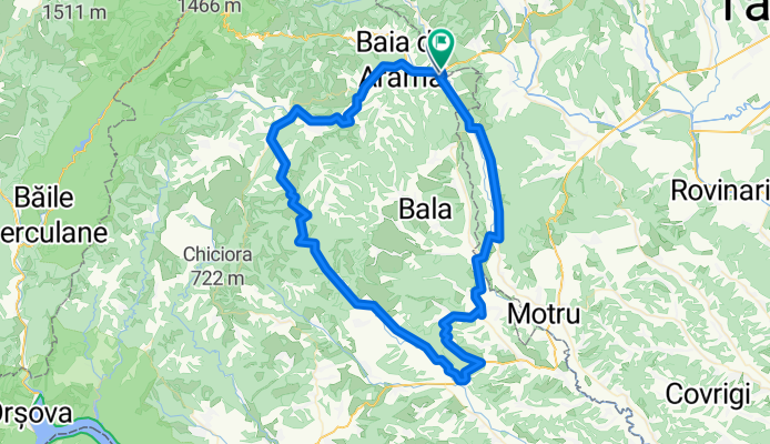 Route to DJ671, Padeș