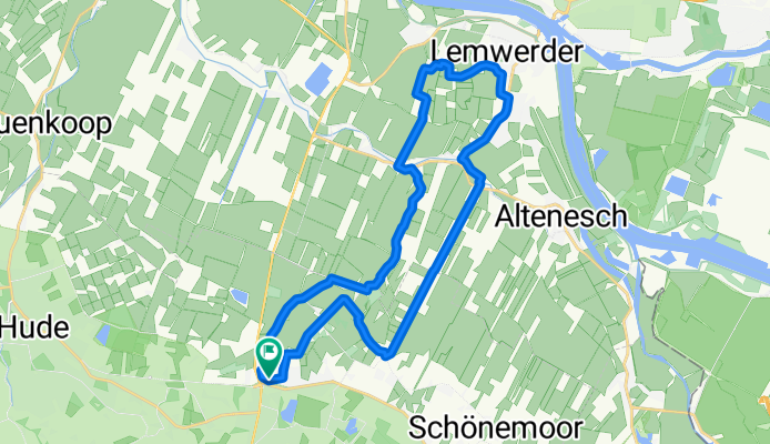 Bookholzberg-Lemwerder Radrundweg
