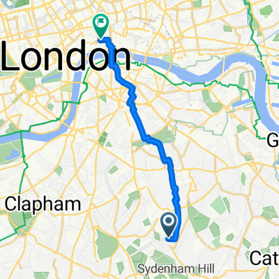 3A Goodrich Road, London to 33 Fleet St, London