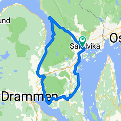 Treningsrunden via Sylling