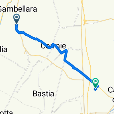 Da Via Gambellara 96, Ravenna a Strada senza nome, Ravenna