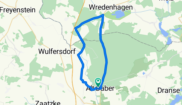 Alt Daber 21, Wittstock/Dosse nach Alt Daber 23, Wittstock/Dosse