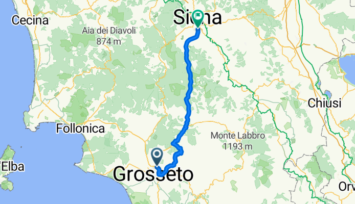 grosetto &gt; sienna [east 1]