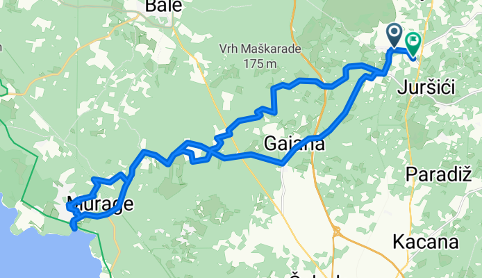 16A, Čabrunići to Čabrunići