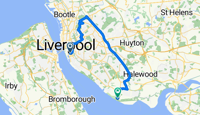 CITY CENTRE ANFIELD LOOP LINE SPEAK OTTERSPOOL CITY CENTRE