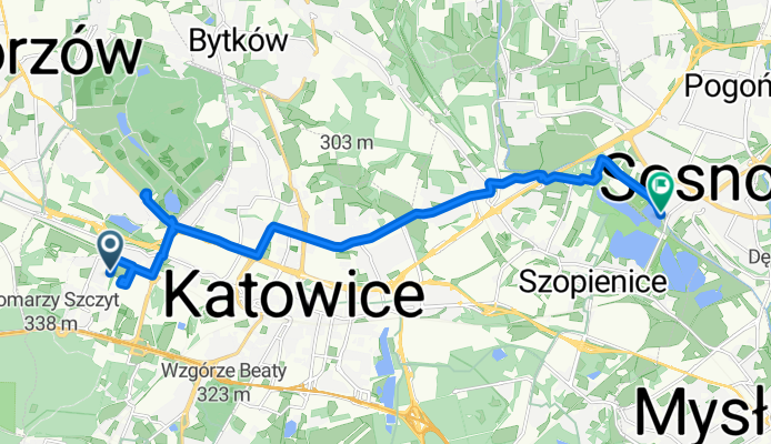 S Kossutha 9, Katowice do Stary Sosnowiec, Sosnowiec