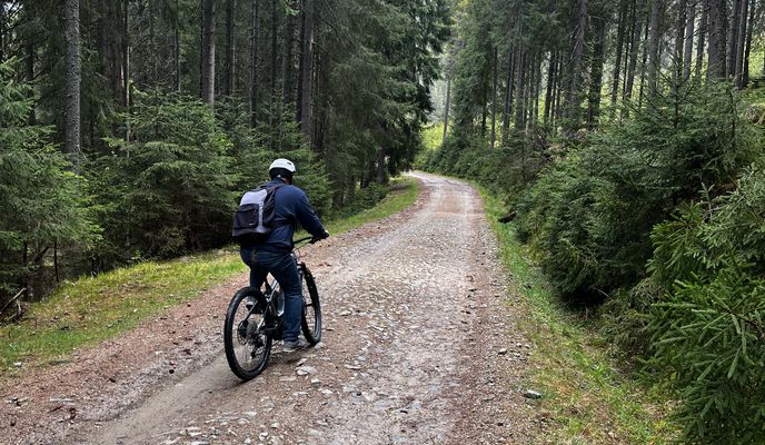 Photo 1 of the Bikemap route "Sureanu - valea Cugirului - Cugir" Photo 1 of the Bikemap route "Sureanu - valea Cugirului - Cugir"