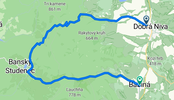 Dobrá Niva - Banský Studenec - Babinná