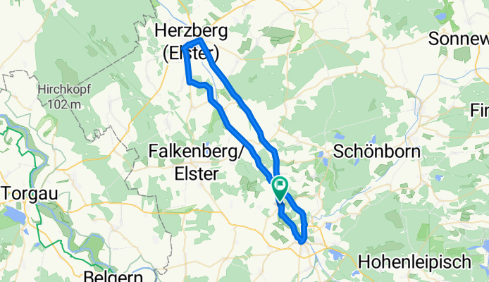 Uebigauer Straße 13, Uebigau-Wahrenbrück do Uebigauer Straße 13, Uebigau-Wahrenbrück