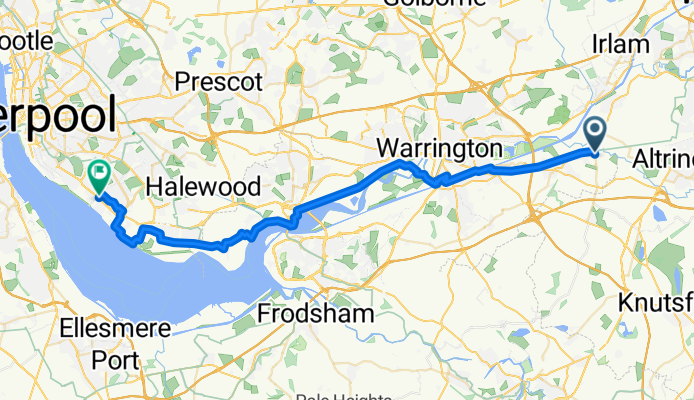 Lymm to Liverpool