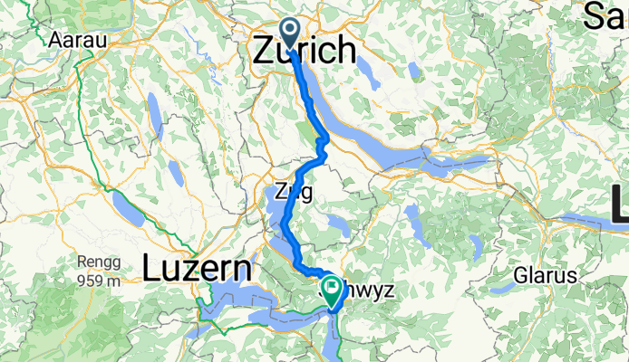 Zürich nach Ingenbohl
