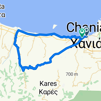 Chania - Skonizo - Nteres - Maleme - Chania