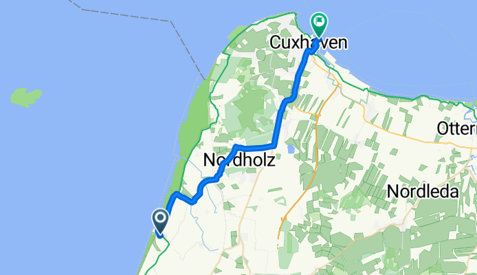 Opi-Huck-Stroot 15, Wurster Nordseeküste nach Bei der Alten Liebe 10, Cuxhaven