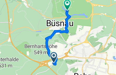 Route in der Bikemap App öffnen