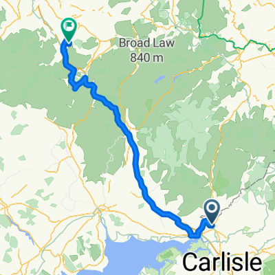 LEJOG Day 9 (Cycle Path): Gretna to Rigside