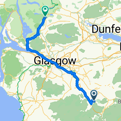 LEJOG Day 10 (Fastest): Rigside to Aberfoyle