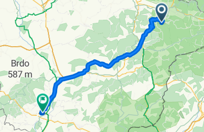 Route in der Bikemap App öffnen