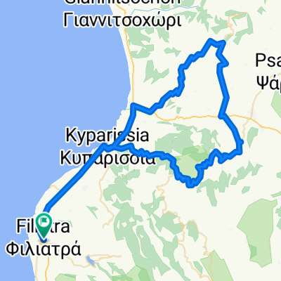 Filiatra-Kyparissia-Avlona-Aetos-Sellas-Kyparissia