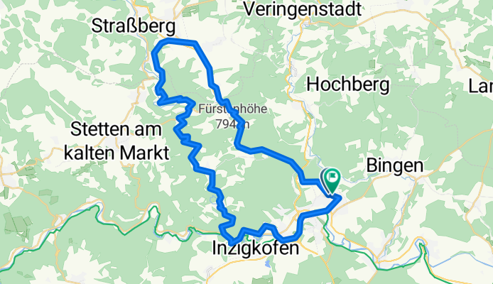 Sigmaringen - Winterlingen - Storzingen - Donautal
