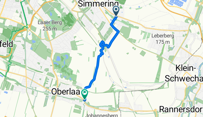 kurze weg nach Lanzensdorf
