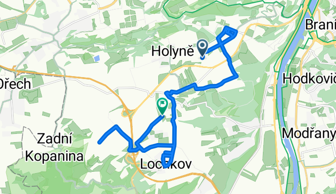 Wassermannova 12–16, Prague 5 to K Rozvodně 338/27, Prague 5