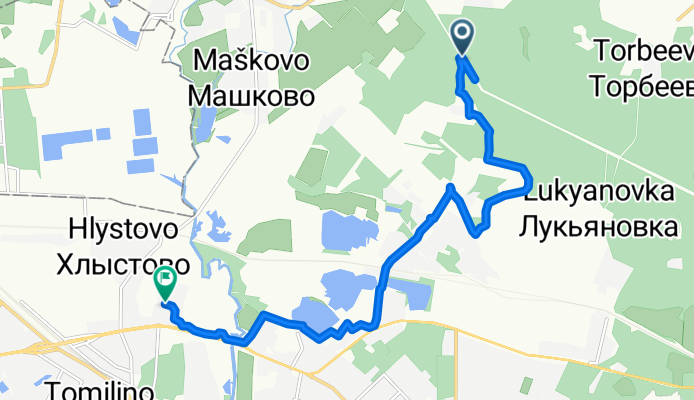 Городской Округ Люберцы до улица Гаршина, 9А к8, Томилино