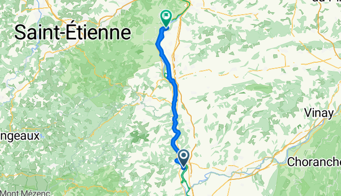 71 bis Rue des Luettes, Tournon-sur-Rhône nach Condrieu