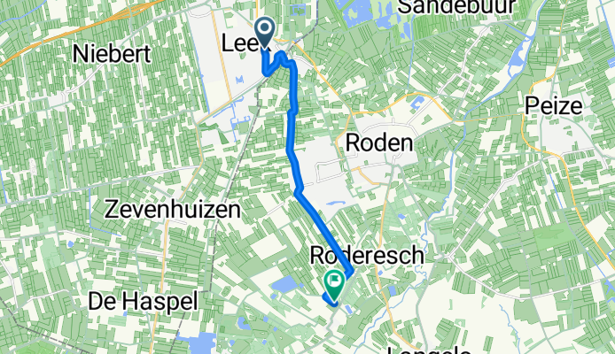 Leek not all the way to Assen (tracker broke)