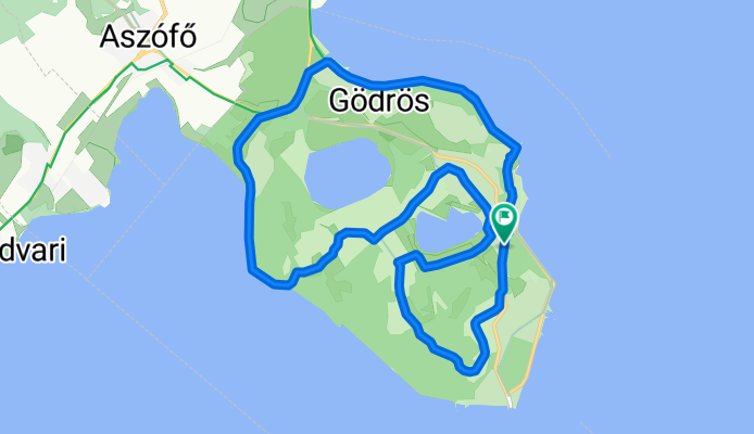 Tihany, Nagymedve route