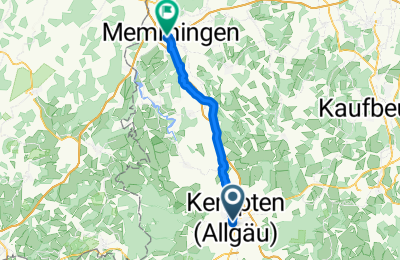 Route in der Bikemap App öffnen