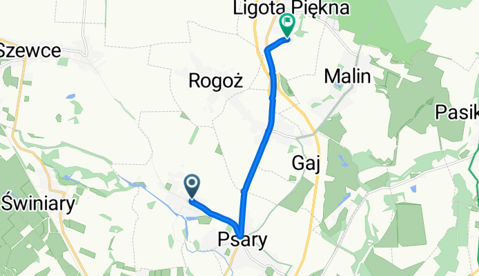 Lotnicza 78, Szymanów do Polna 1D, Ligota Piękna