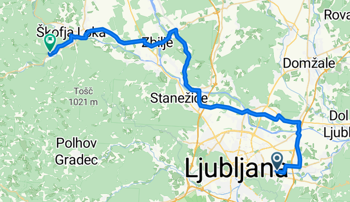 Ljubljana_Tacen_Zbilje_Sk_Loka_Zminec