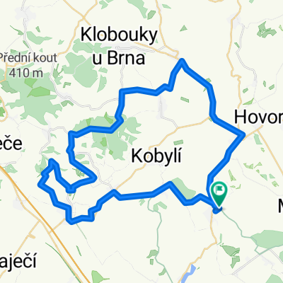 Cejkovice-Vrbice-Velke Pavlovice-Morkuvky-Terezin-Cejkovice