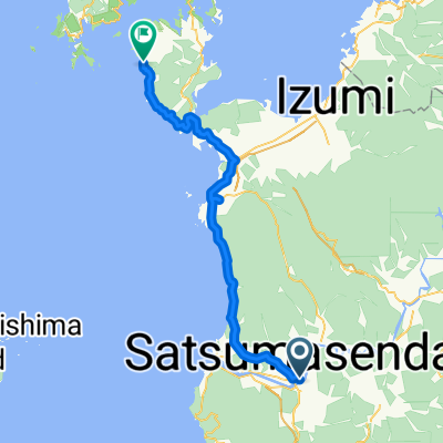 Etapa 3: Satsumasendai - camping de Nagashima