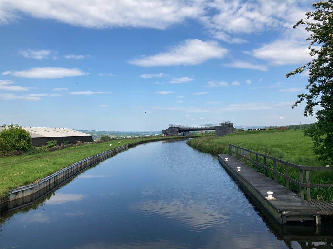 Burnley to Blackburn canal path ride