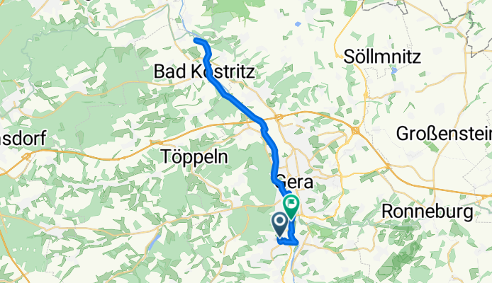 Eiselstraße 130, Gera to Am Mühlgraben 4, Gera