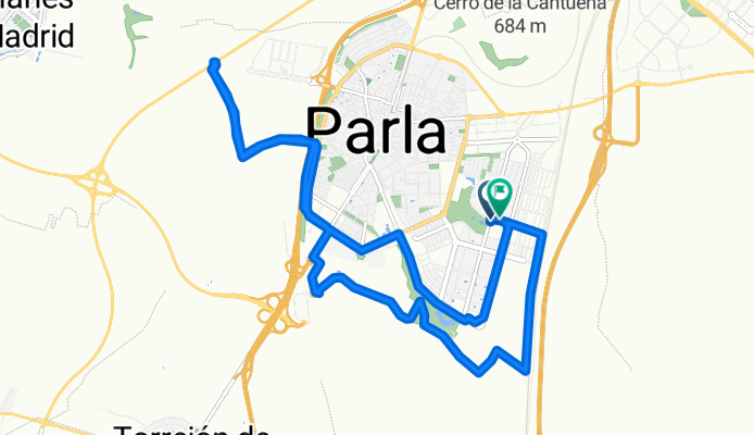 Avenida de los Planetas, Parla a Calle de la Estrella Denébola, 3, Parla