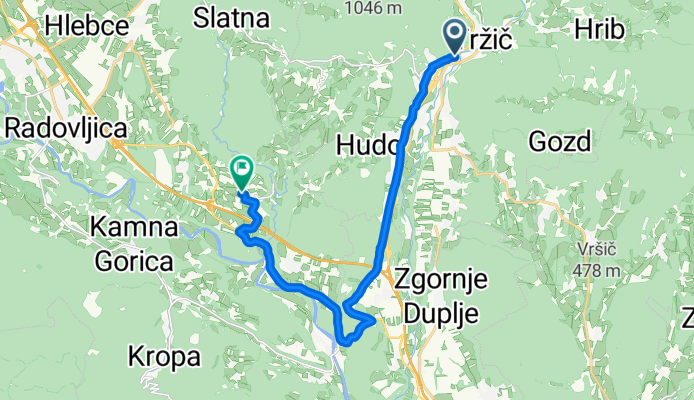 Balos 12, Tržič to Brezje 70D, Brezje