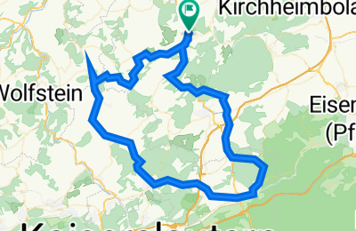 Route in der Bikemap App öffnen