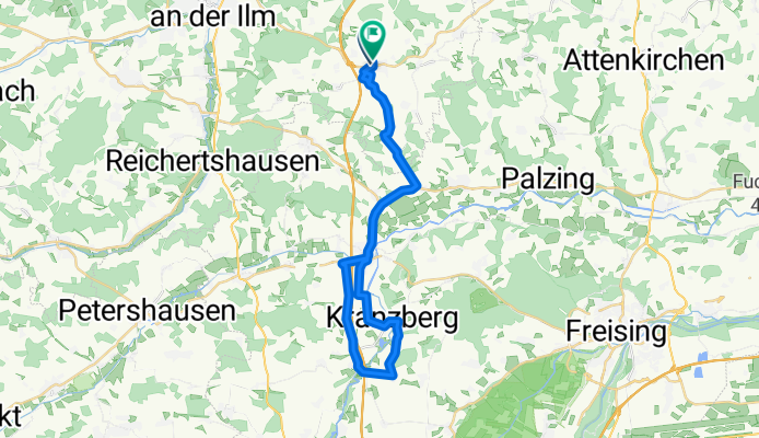 Am Sportplatz 1, Schweitenkirchen nach St-Kastulus-Straße 14, Schweitenkirchen